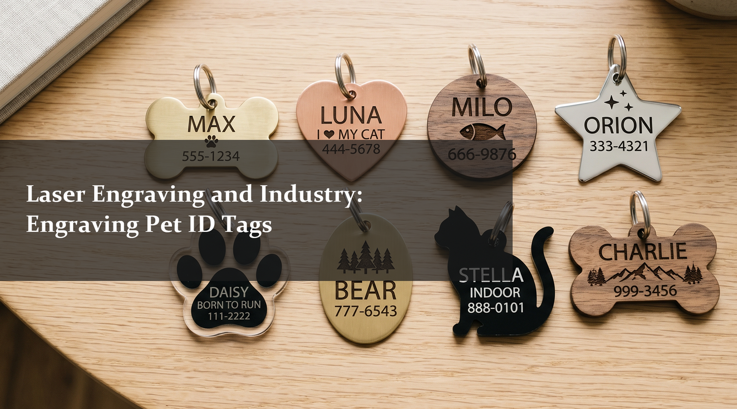 Engraved Pet ID Tags: Best Materials and Machines for Custom Pet Tag Designs