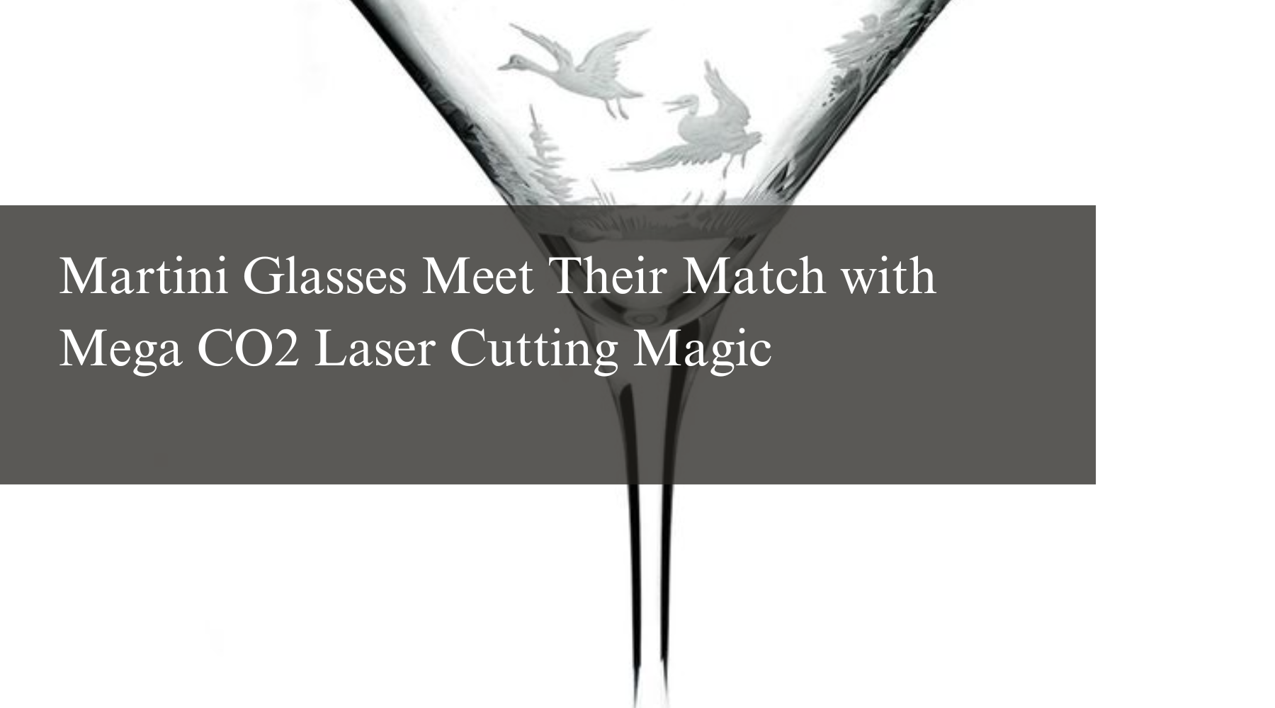 Martini Glasses Meet Their Match with Mega CO2 Laser Cutting Magic