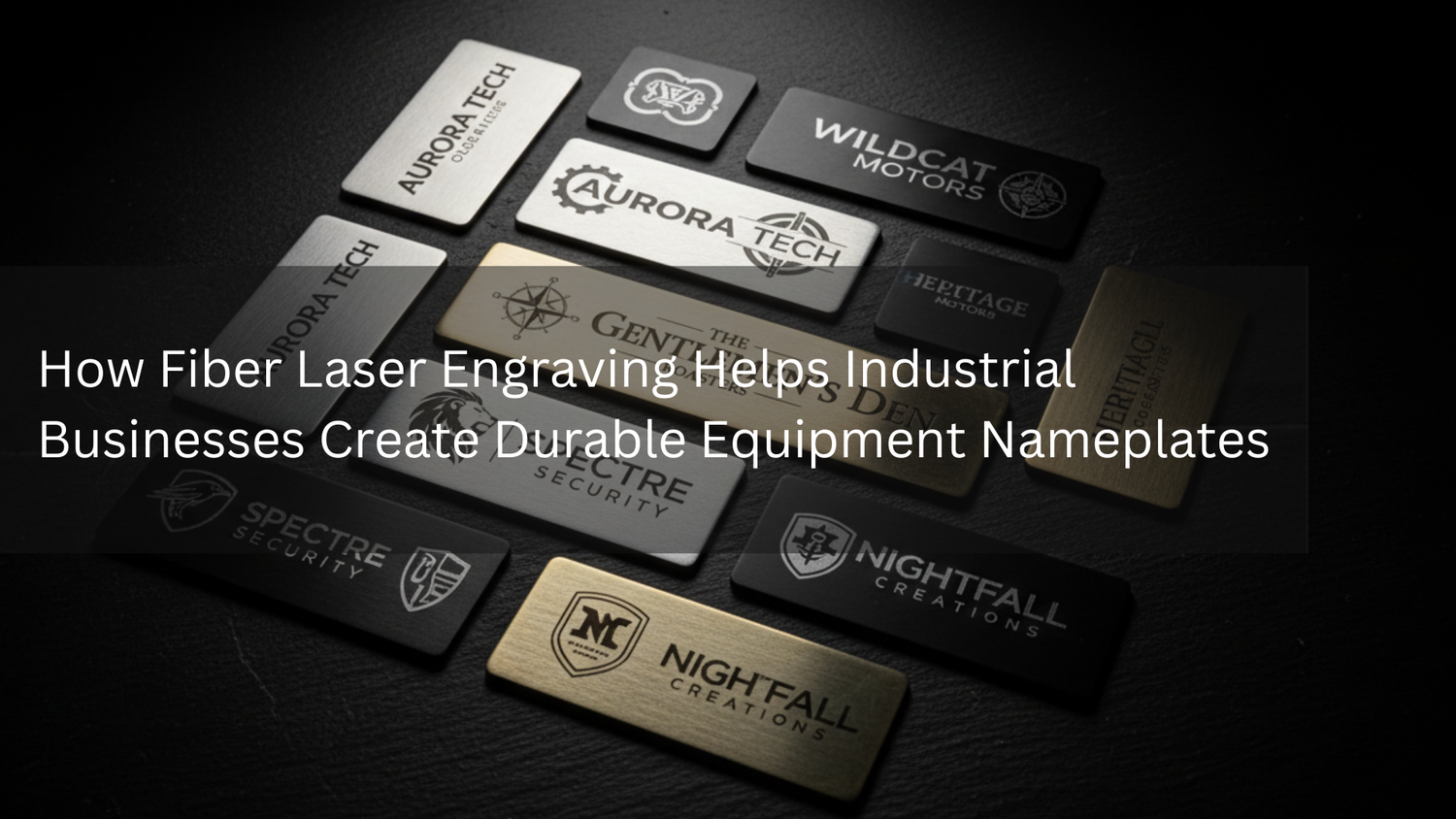 How Fiber Laser Engraving Helps Industrial Businesses Create Durable Equipment Nameplates