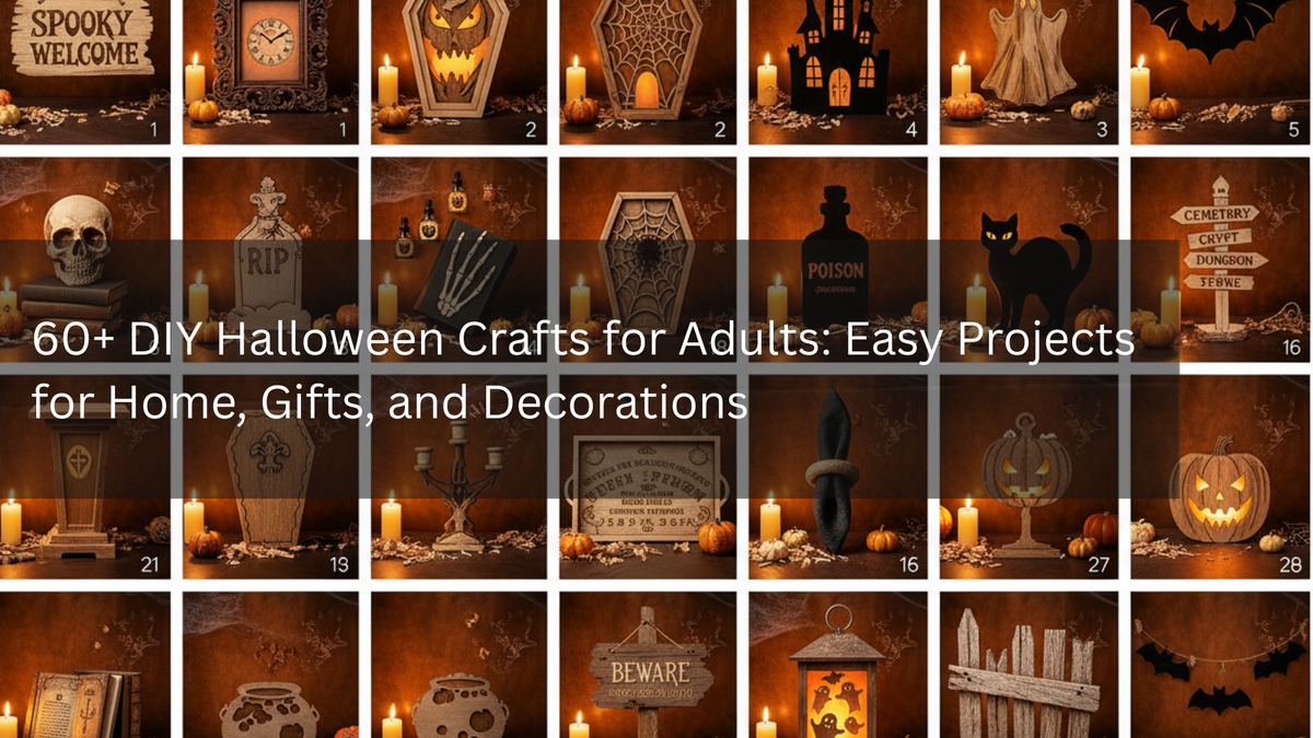 60+ DIY Halloween Crafts for Adults: Easy Projects for Home, Gifts, and Decorations