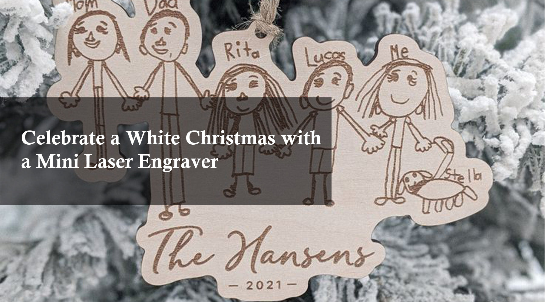 Celebrate a White Christmas with a Mini Laser Engraver