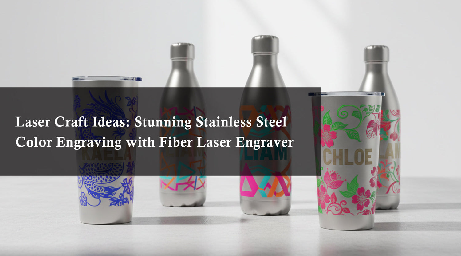 Laser Craft Ideas: Stunning Stainless Steel Color Engraving with Fiber Laser Engraver