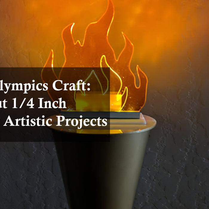 Summer Olympics Craft: How to Cut 1/4 Inch Acrylic for Artistic Projects