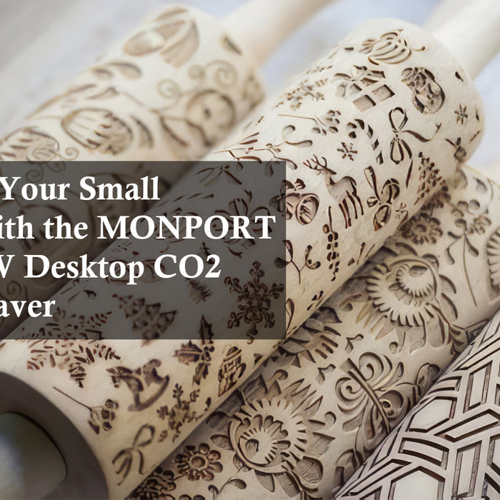 Transform Your Small Business with the MONPORT ONYX 55W Desktop CO2 Laser Engraver