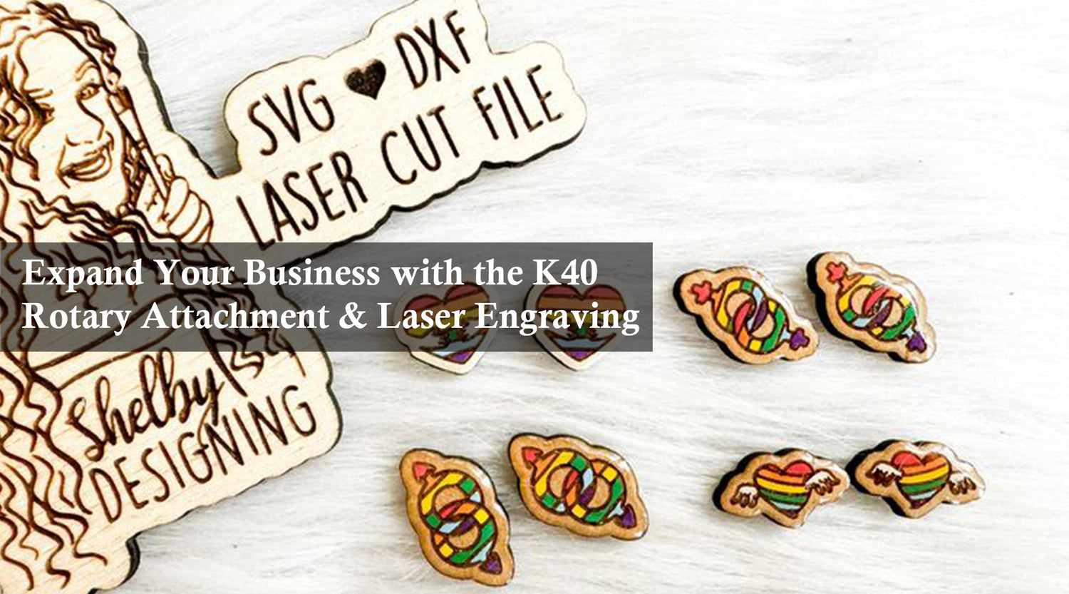 Expand Your Business with the K40 Rotary Attachment & Laser Engraving
