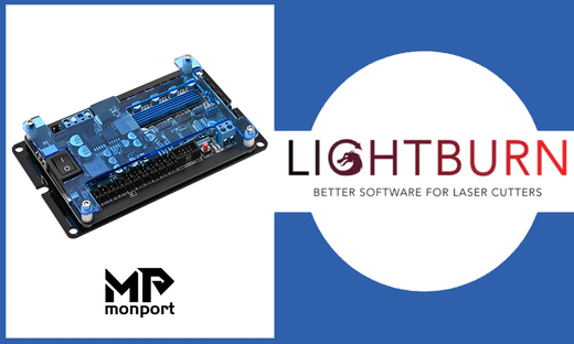 monport upgrade controller compatible with lightburn software