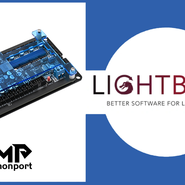 monport upgrade controller compatible with lightburn software