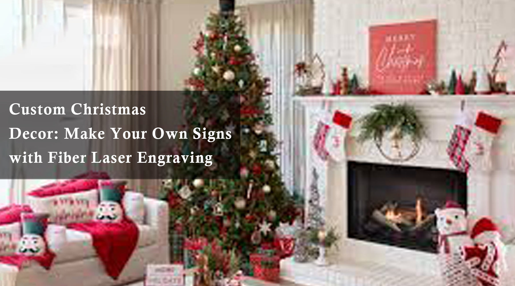 Custom Christmas Decor: Make Your Own Signs with Fiber Laser Engraving