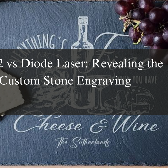 Mega CO2 vs Diode Laser: Revealing the Future of Custom Stone Engraving Excellence