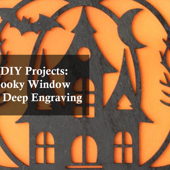 Halloween DIY Projects: Crafting Spooky Window Decor with Deep Engraving