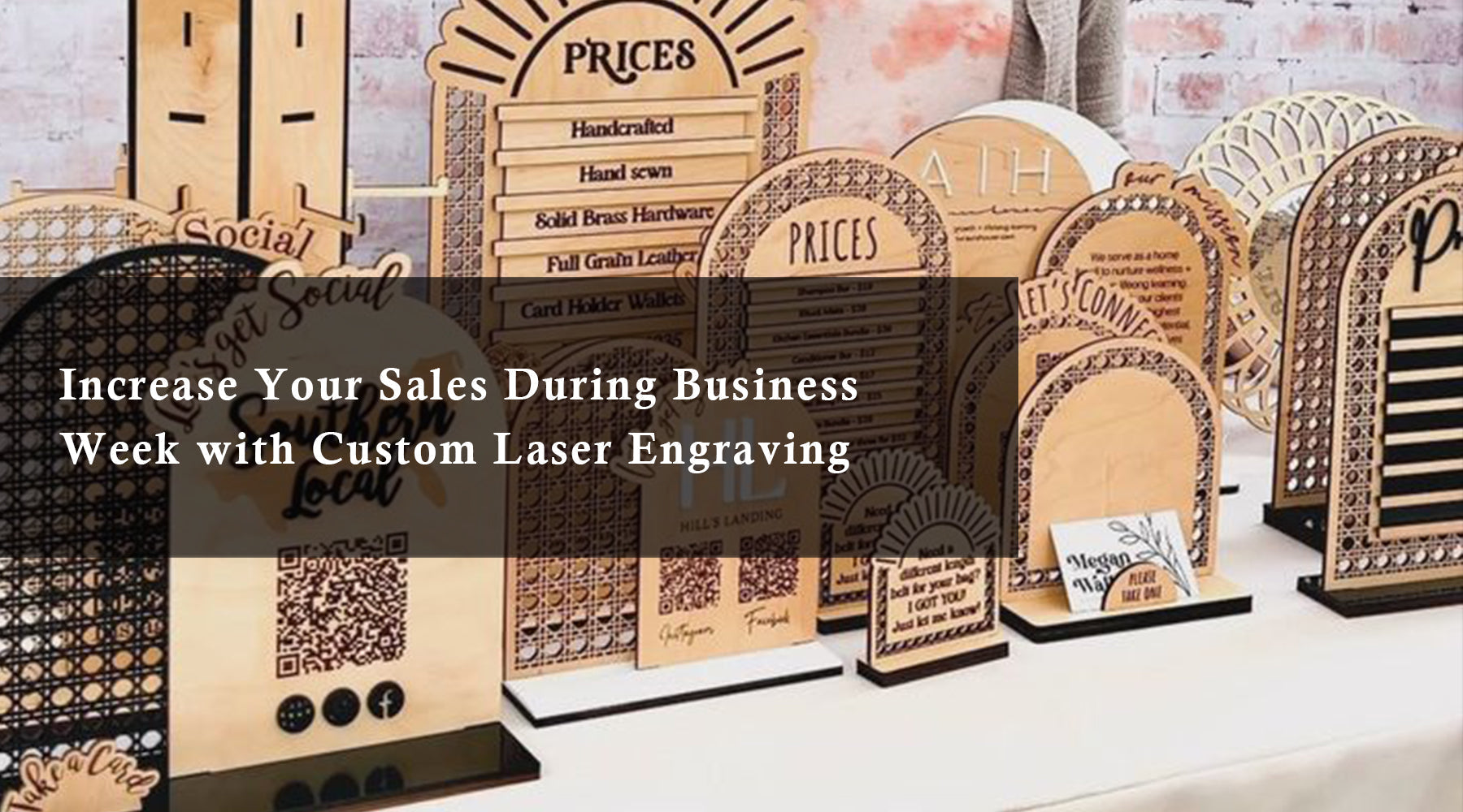 Increase Your Sales During Business Week with Custom Laser Engraving