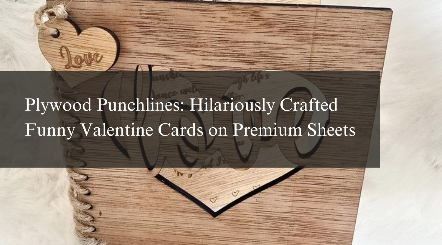 Plywood Punchlines: Hilariously Crafted Funny Valentine Cards on Premium Sheets