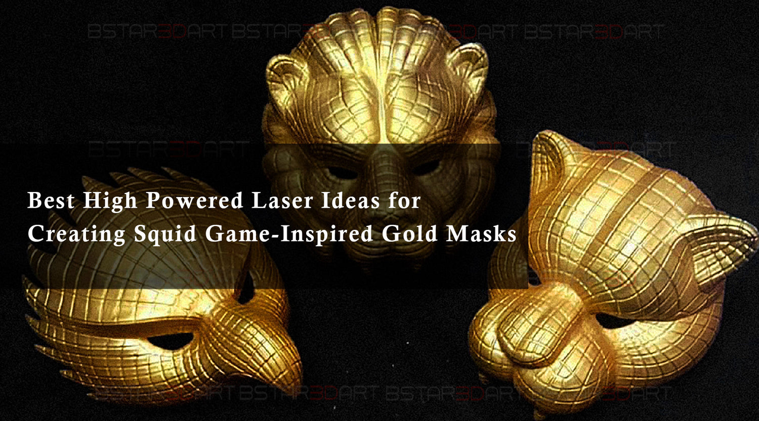 Best High Powered Laser Ideas for Creating Squid Game-Inspired Gold Masks
