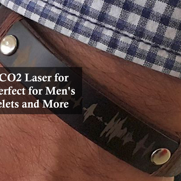 Mega Cheap CO2 Laser for Engraving: Perfect for Men's Leather Bracelets and More