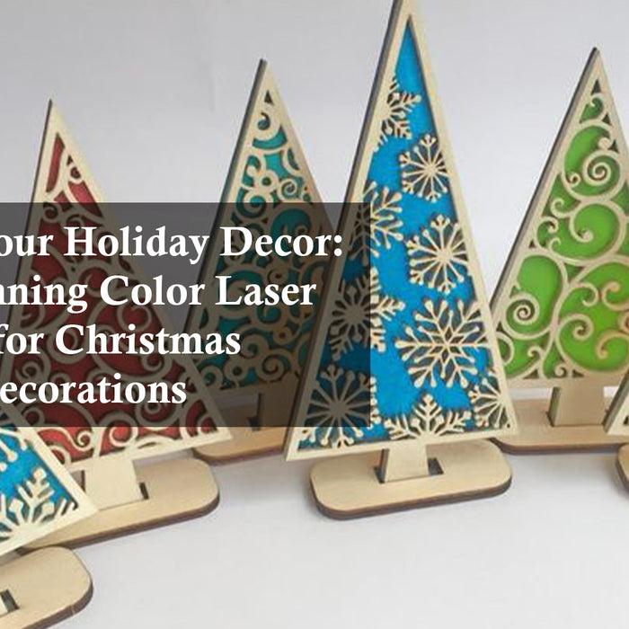 Brighten Your Holiday Decor: Create Stunning Color Laser Engraving for Christmas Staircase Decorations