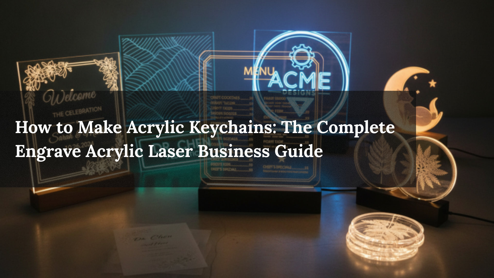 How to Make Acrylic Keychains: The Complete Engrave Acrylic Laser Busi ...