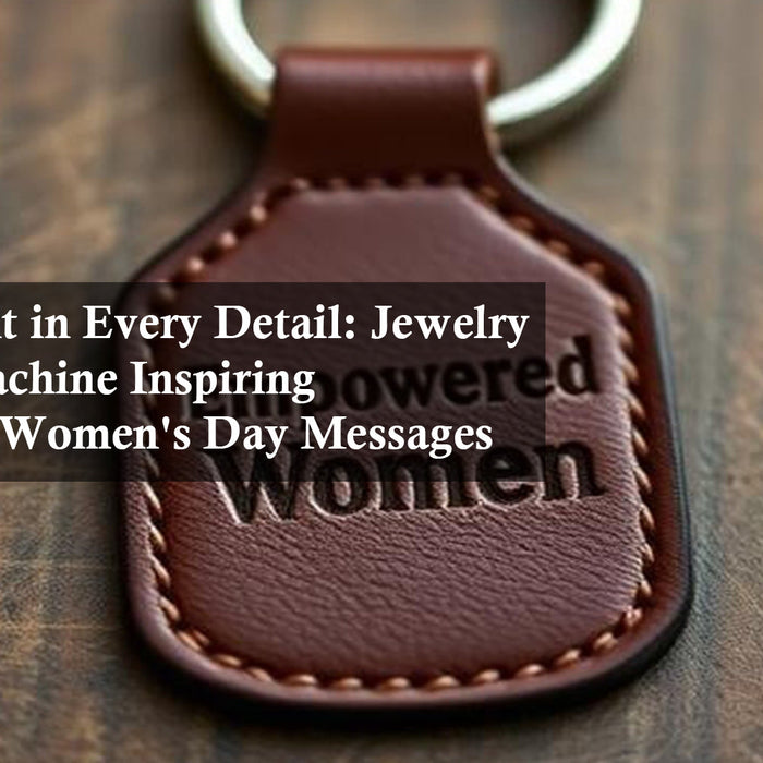 Empowerment in Every Detail: Jewelry Engraving Machine Inspiring International Women's Day Messages