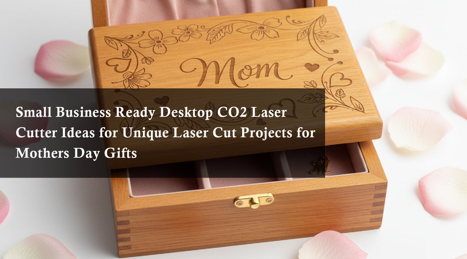 Small Business Ready Desktop CO2 Laser Cutter Ideas for Unique Laser Cut Projects for Mothers Day Gifts