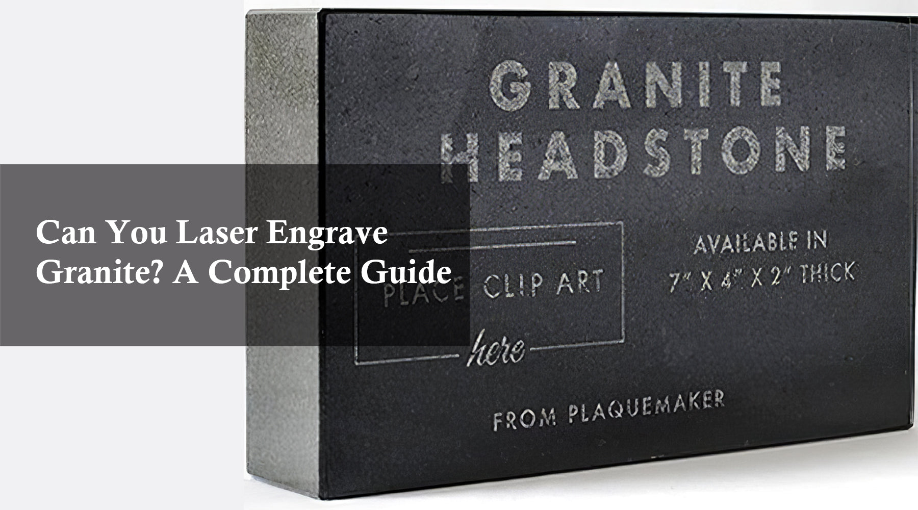 Can You Laser Engrave Granite? A Complete Guide