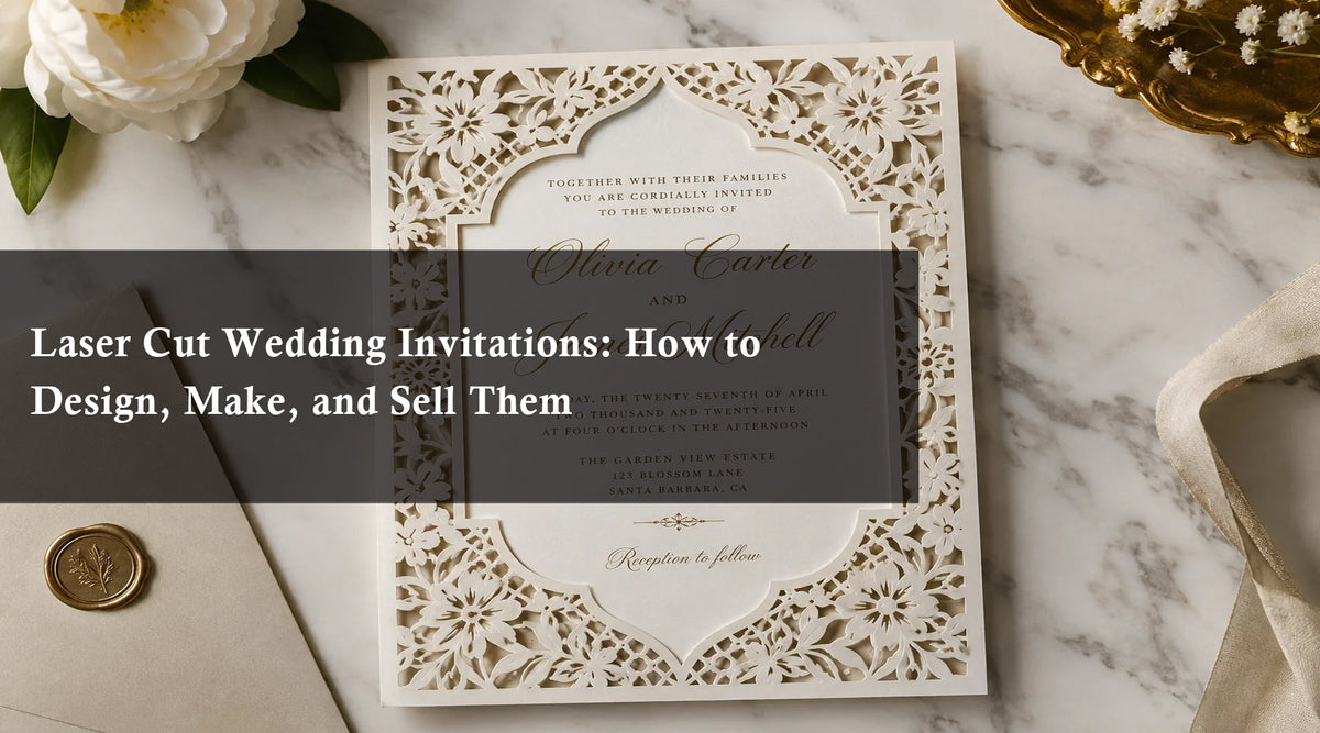 Laser Cut Wedding Invitations: How to Design, Make, and Sell Them
