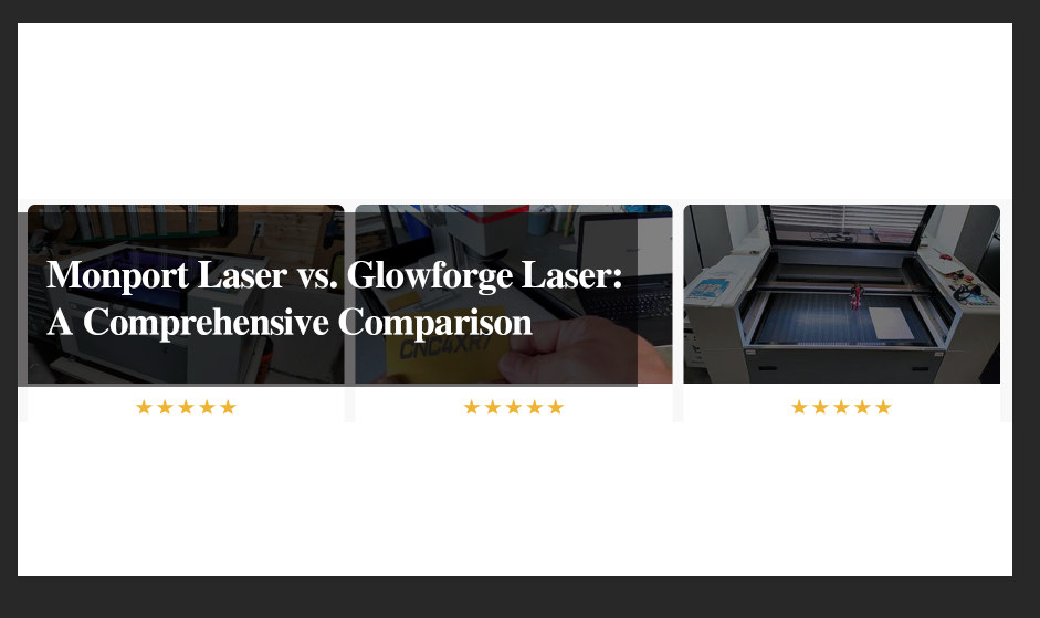 Monport Laser vs. Glowforge Laser: A Comprehensive Comparison
