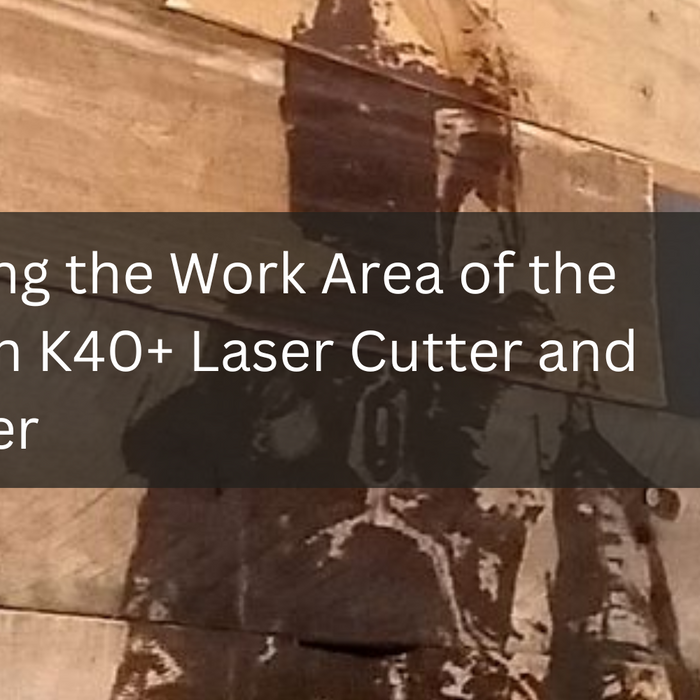 Exploring the Work Area of the OMTech K40+ Laser Cutter and Engraver