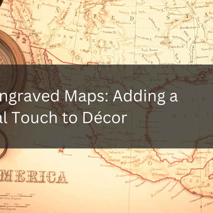 Wood Engraved Maps: Adding a Personal Touch to Décor