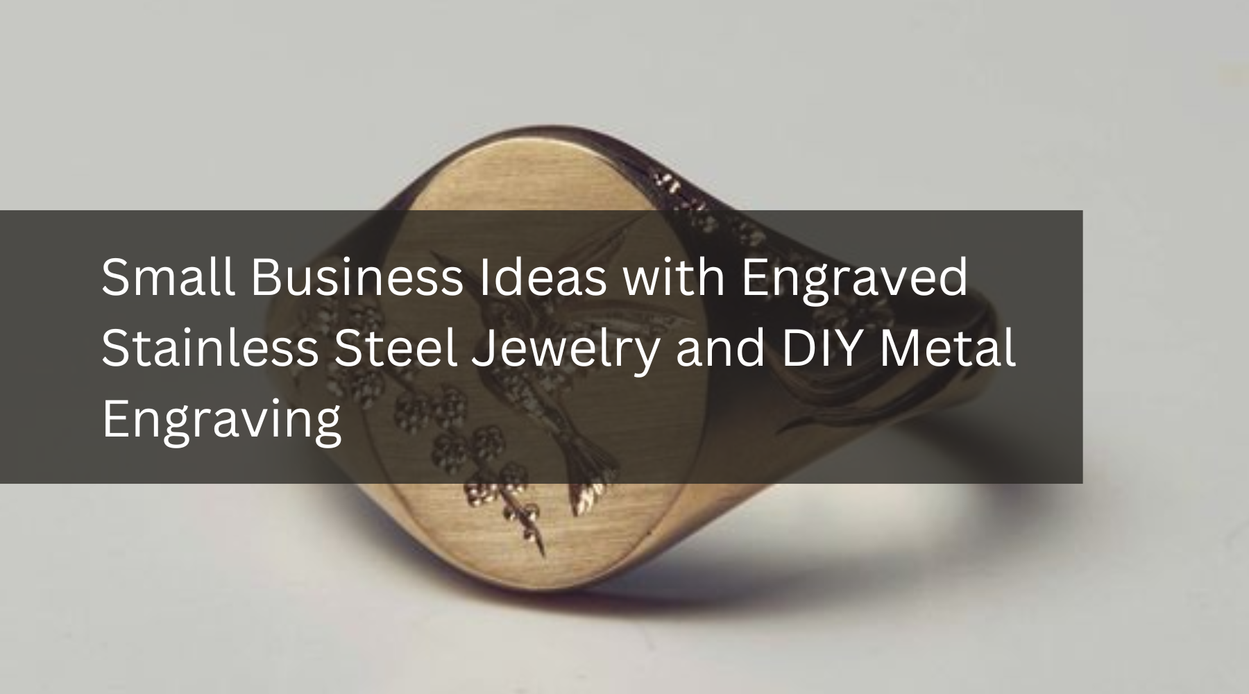 Small Business Ideas with Engraved Stainless Steel Jewelry and DIY Metal Engraving
