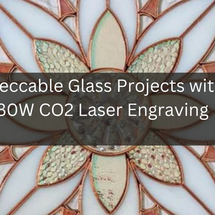 Make Impeccable Glass Projects with Monport 80W CO2 Laser Engraving Machine