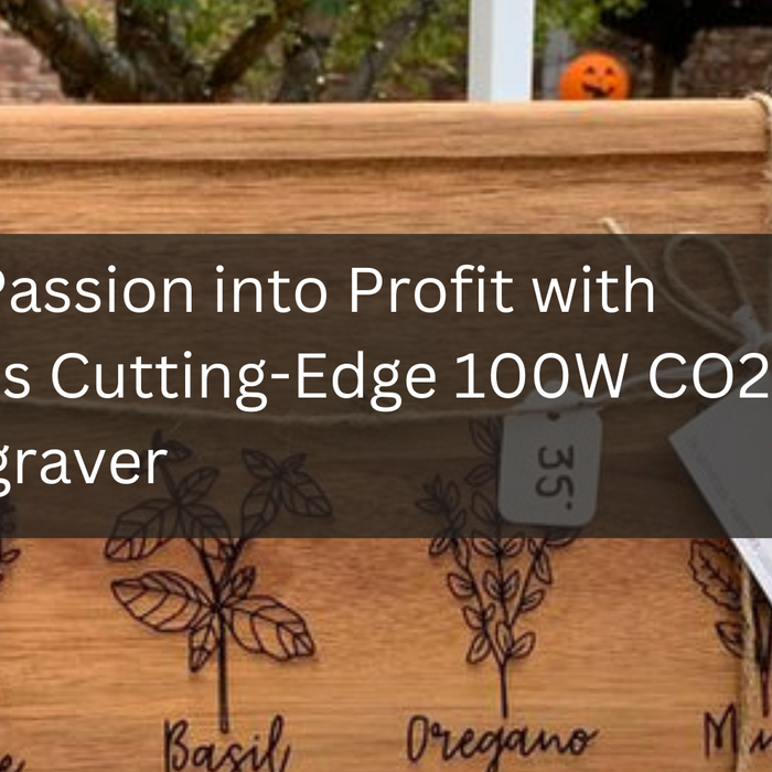 Turning Passion into Profit with Monport's Cutting-Edge 100W CO2 Laser Engraver