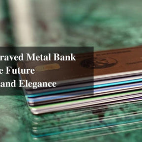 laser engraved metal bank cards