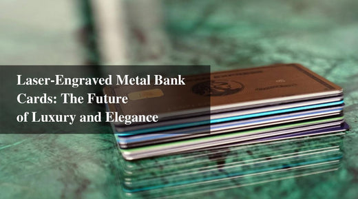 laser engraved metal bank cards