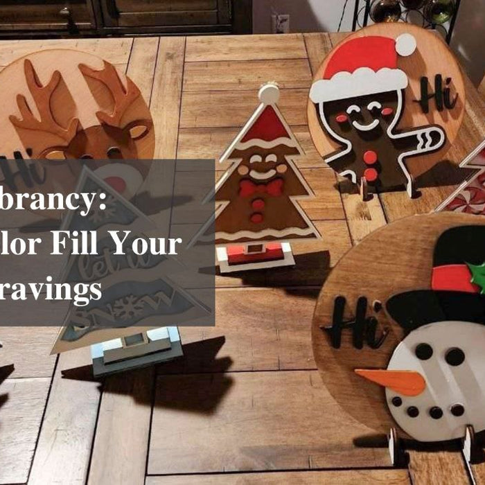 how to color fill your laser engravings