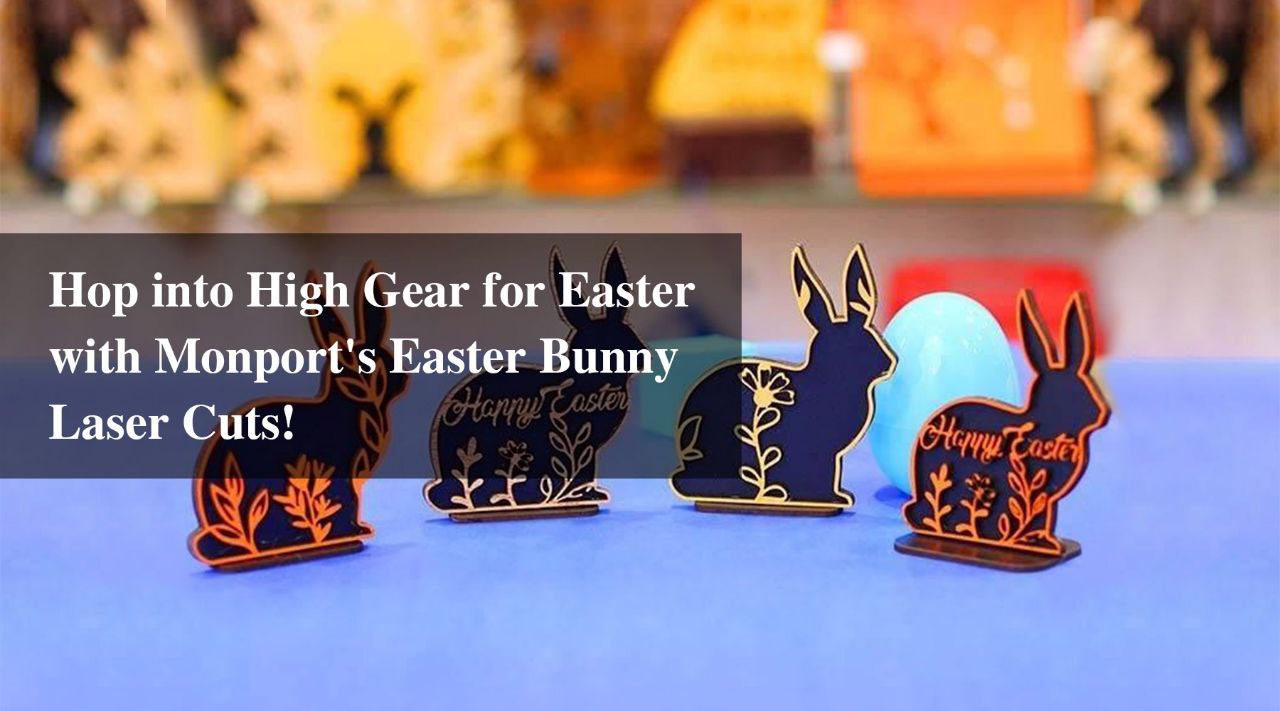 easter bunny laser cut