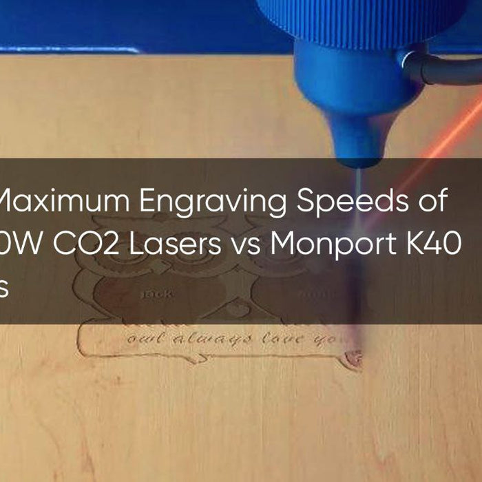 Exploring Maximum Engraving Speeds of OmTech 40W CO2 Lasers vs Monport K40 CO2 Lasers