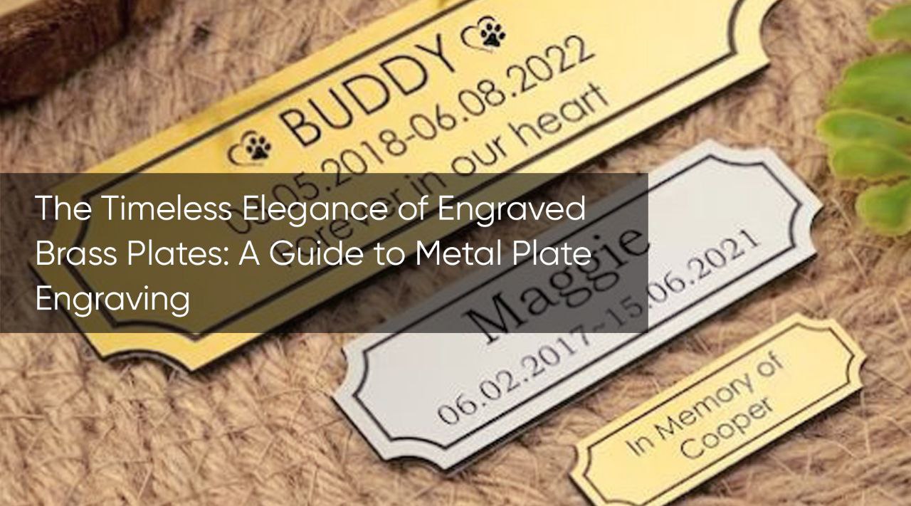 engraved brass plates