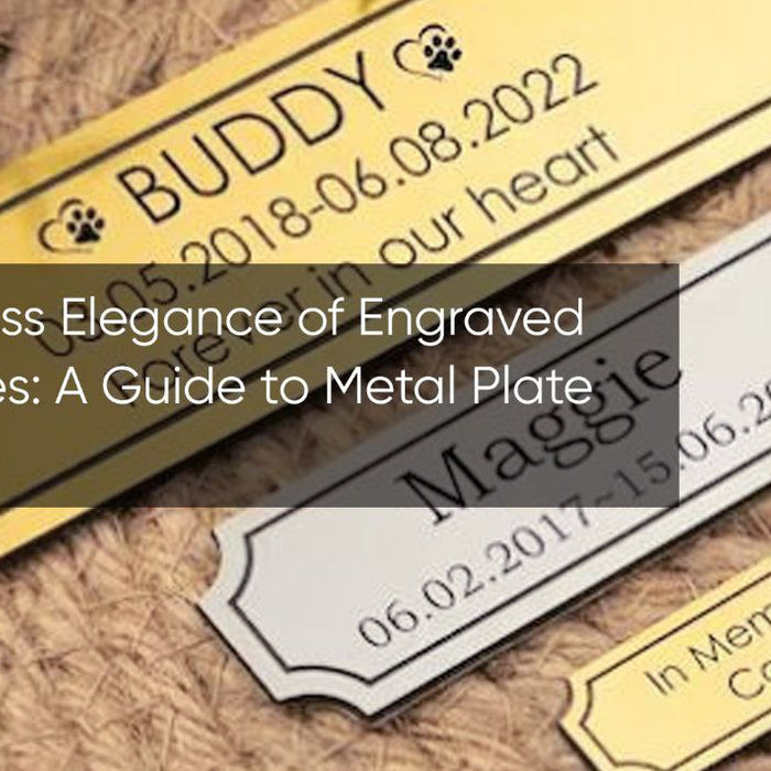 engraved brass plates