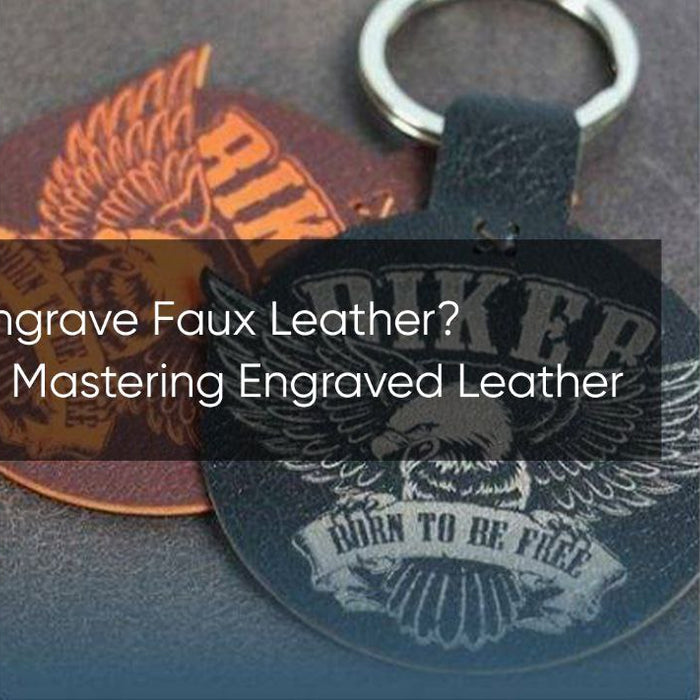 faux leather engraving