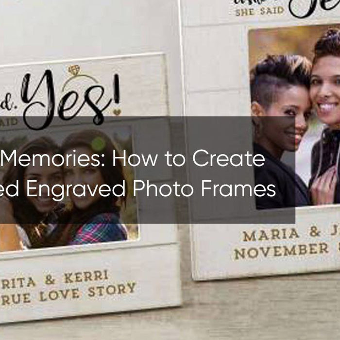 personalized engraved photo frame