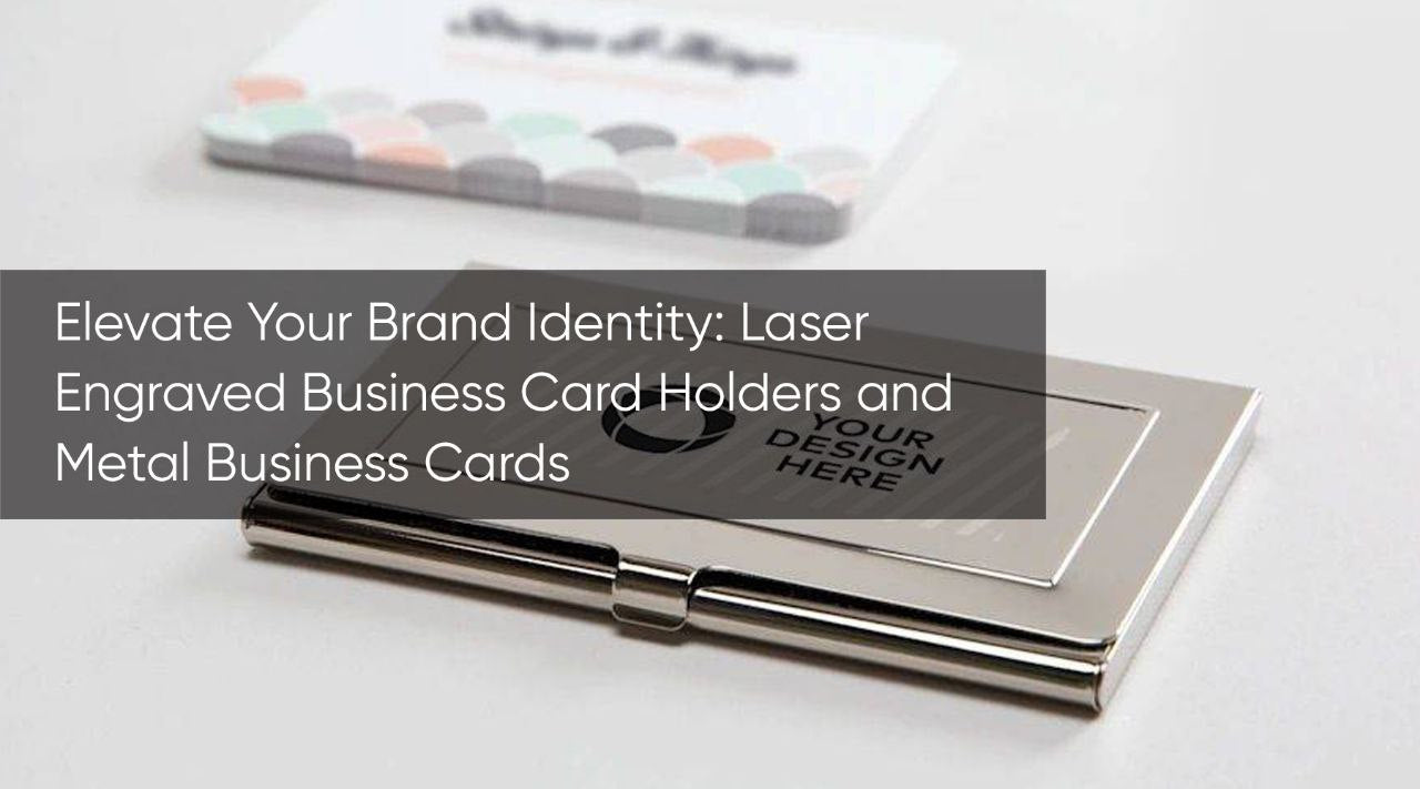 laser engraved business card holder