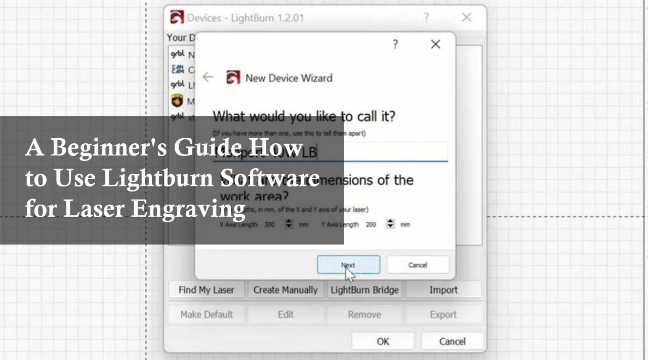 how to use lightburn software