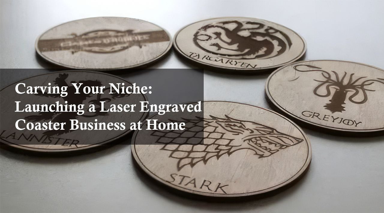 laser engraved Coaster ideas