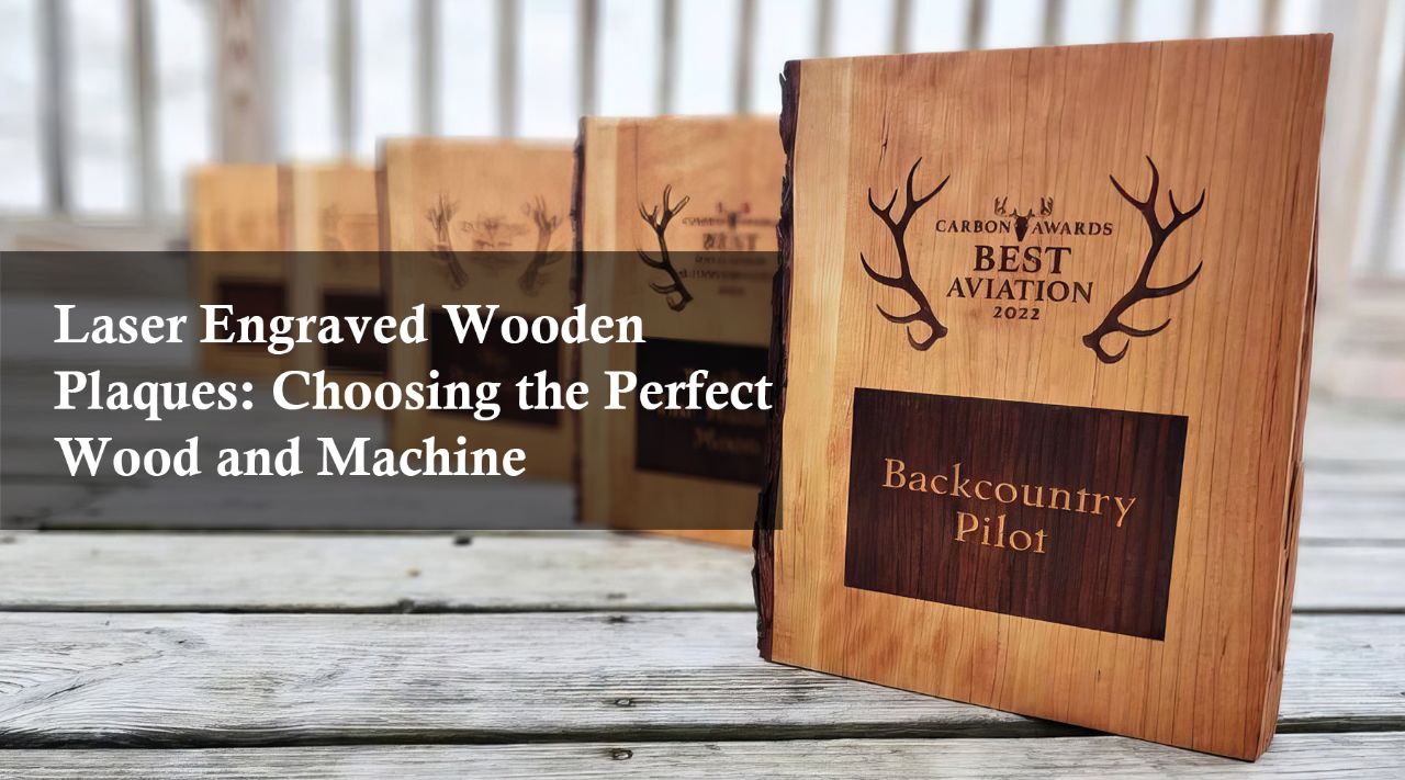 laser engraved wooden plaque