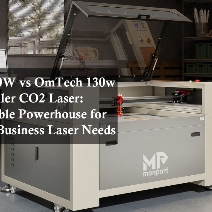 Monport 130w vs OmTech 130w Built-in Chiller CO2 laser