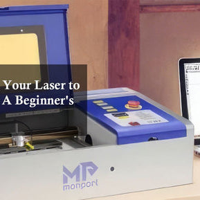 lightburn beginner tutorial on connecting to laser