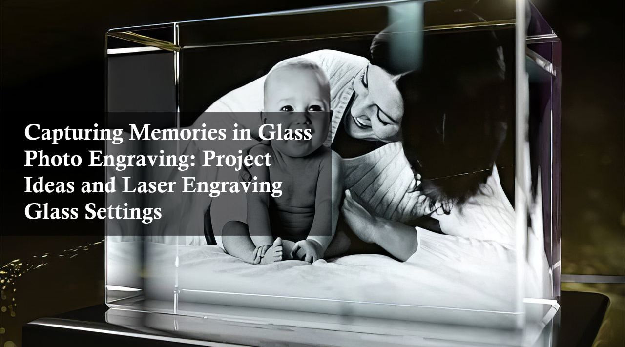 Glass laser photo engraving