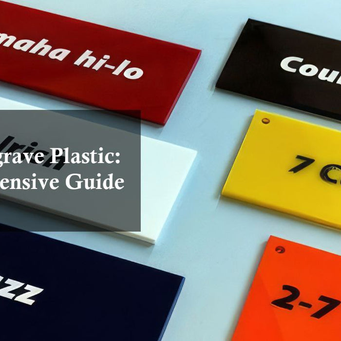 how to laser engrave plastic