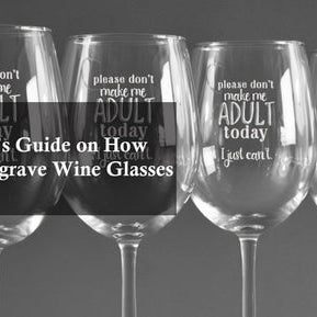 how to Laser Engrave Wine glasses