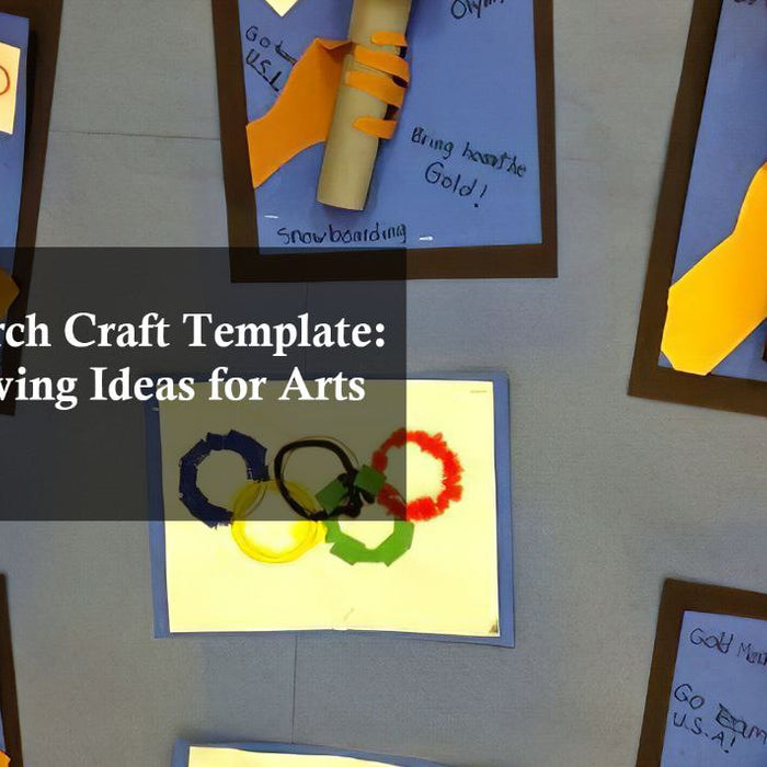 Olympic Torch craft template