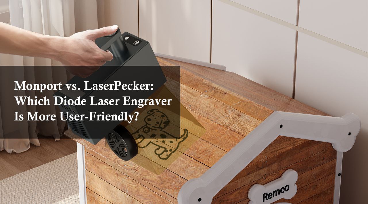 monport diode laser machine vs Laserpecker